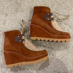 See By Chloe wedged bootie
